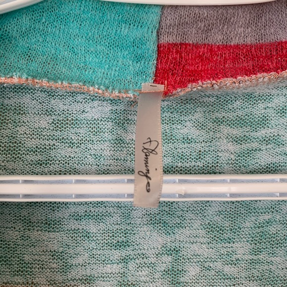 Flamingo multi colour cardigan - Picture 2 of 5